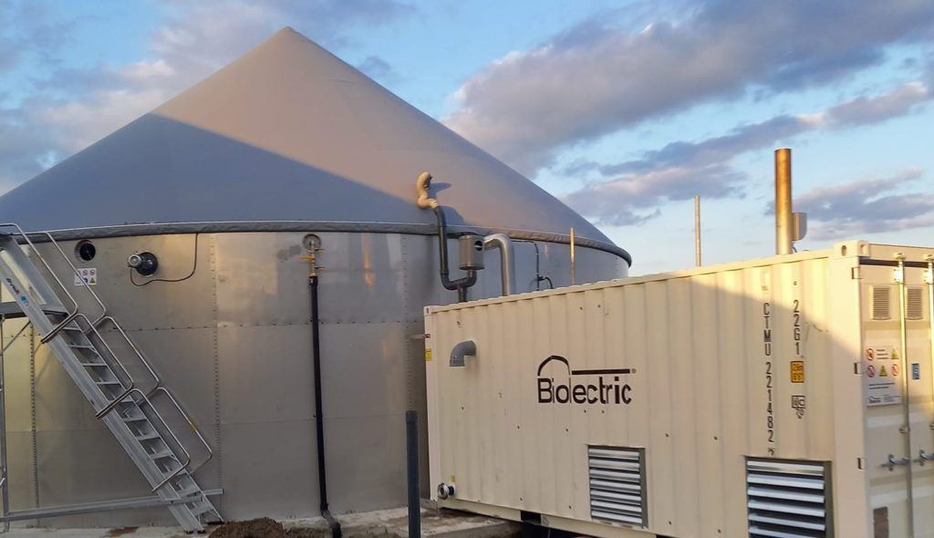 Biolectric-installatie bij melkveebedrijf Kloosterboer