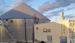 Biolectric-installatie bij melkveebedrijf Kloosterboer