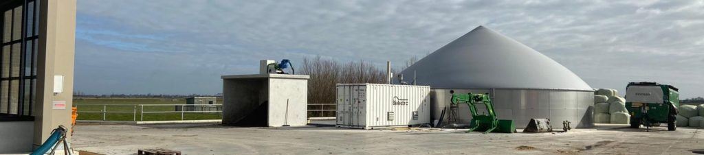 Biolectric-installatie bij Andre hoeve