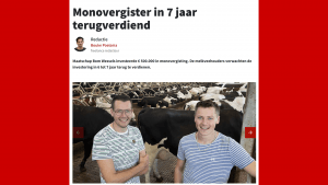 Nieuws - Artikel - Monovergister in 7 jaar