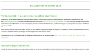Nieuws - Nieuwsbrief februari - Thumbnail