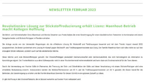 Nachrichten - Newsletter Februar 2023