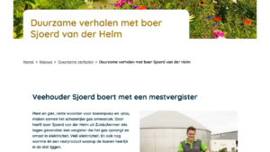 Nieuws - Duurzame verhalen met boer Sjoerd van der Helm - CONO Kaasmakers - Thumnail