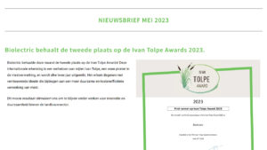 Nieuws - Nieuwsbrief mei - Biolectric - Thumbnail NL